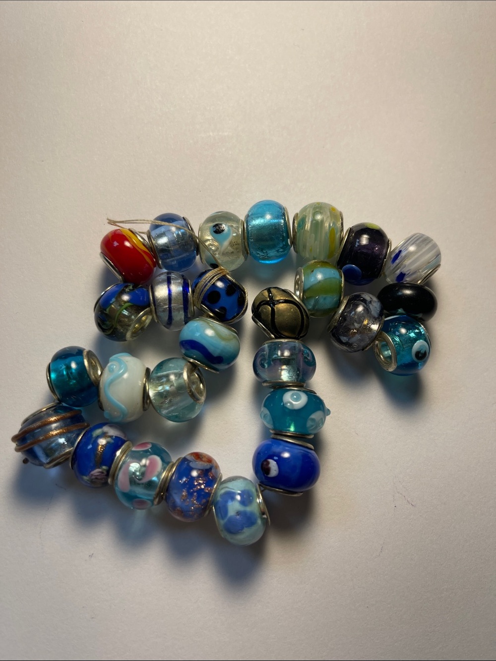 Pandora Style Bracelet/Necklace Charms- 27 Total